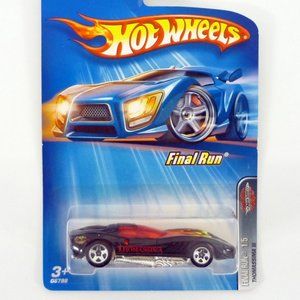 Hot Wheels Thomassima III #071 Final Run 1/5 Black Die-Cast Car 2005